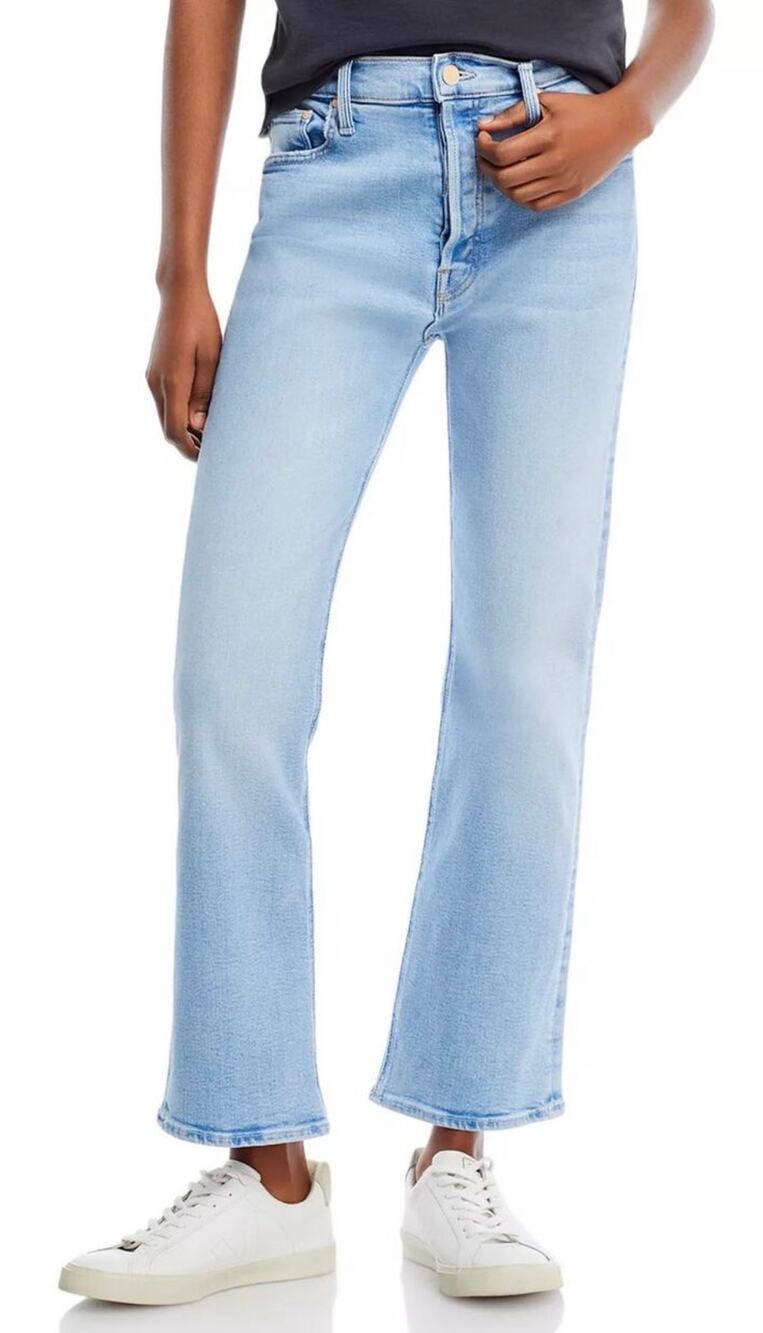 MOTHER The Tripper Flood Limited Edition High-rise Ankle Flare Denim size 24